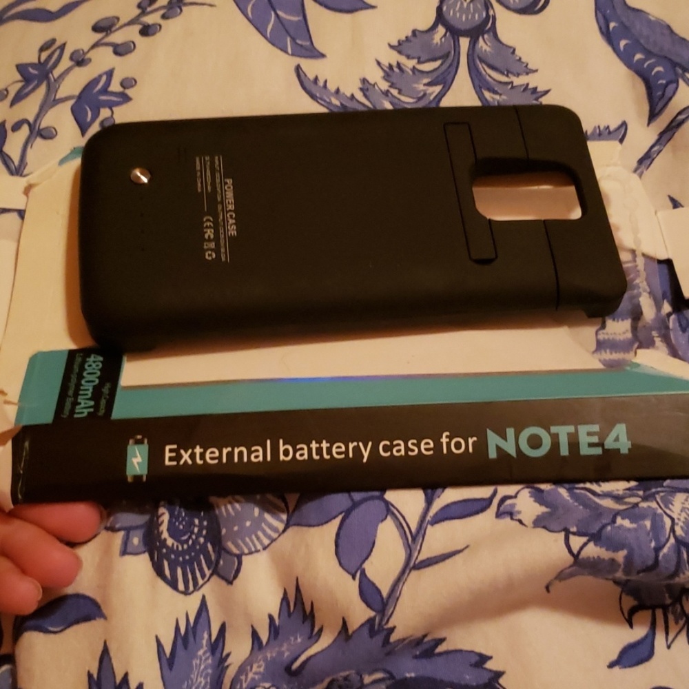 Galaxy Note 4 case with backup battery